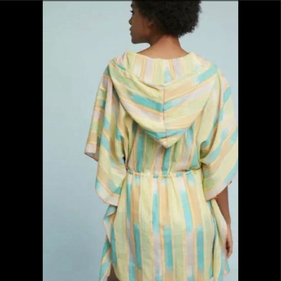 Anthro Lilka Pastel Yarn Dyed Cover Up Tunic - Picture 6 of 7